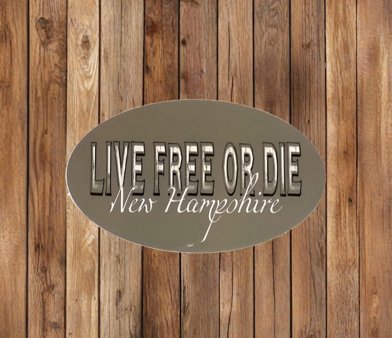 Decal- Live Free Die Vintage-MNNHLF4DE #50