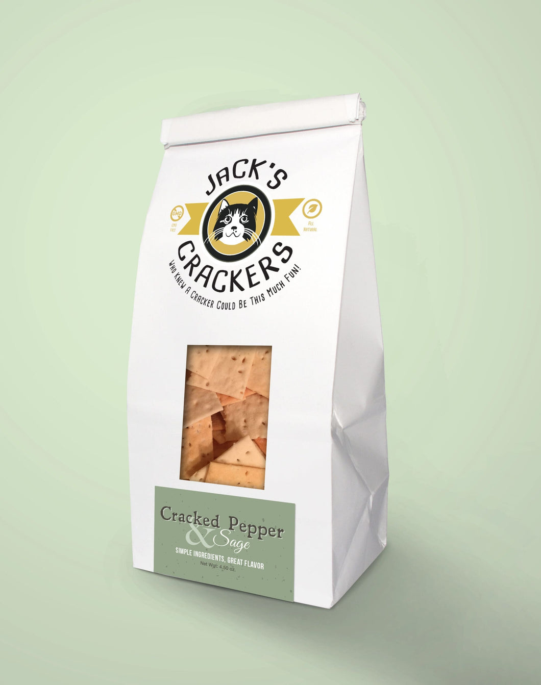 Jack's Cracked Pepper Sage Crackers