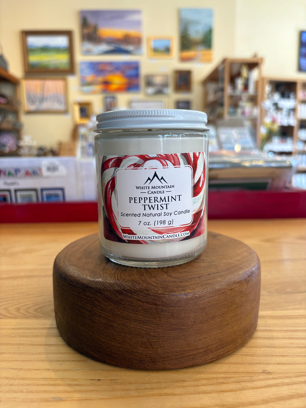 Peppermint Twist 7oz Soy Candle