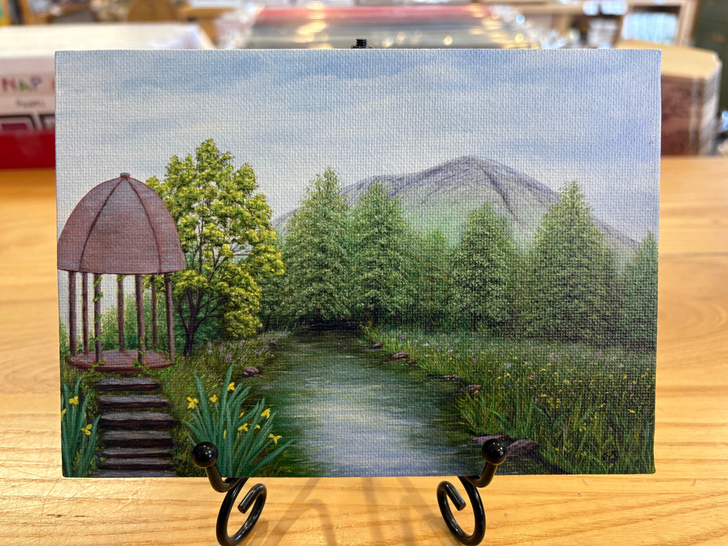 Panel- Riverside Temple 5x7