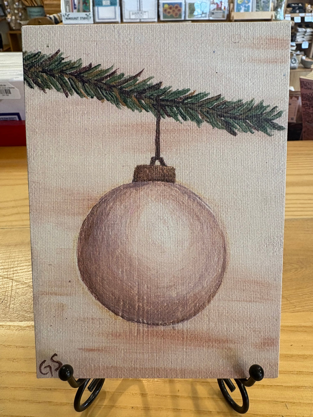 Panel- Golden Ornament 5x7