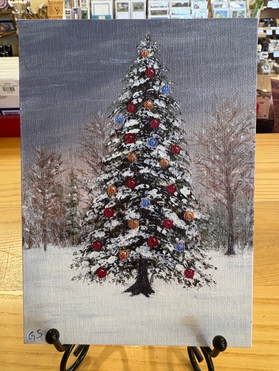 Panel- Christmas in Snowy Wood 5x7