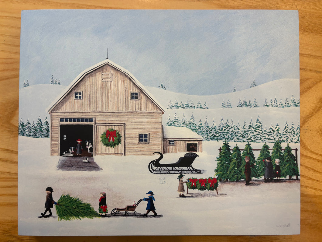 Box Print- Christmas Tree Farm 8x10
