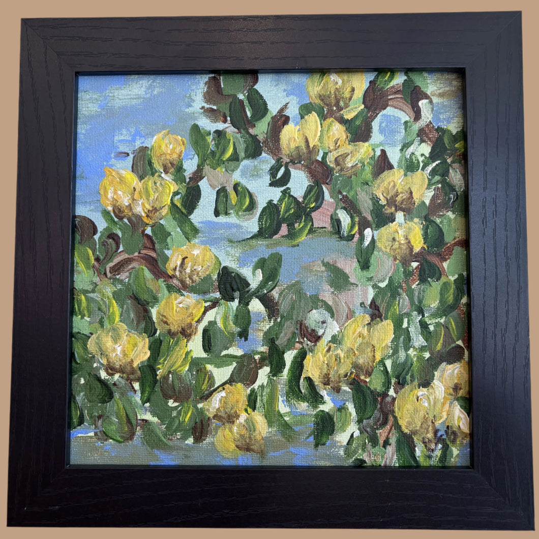 Painting- Wreath of Life 8x8