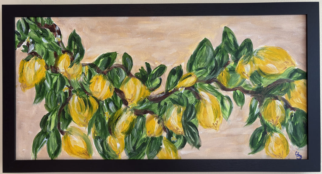 Painting- Sicilian Lemons 12x24