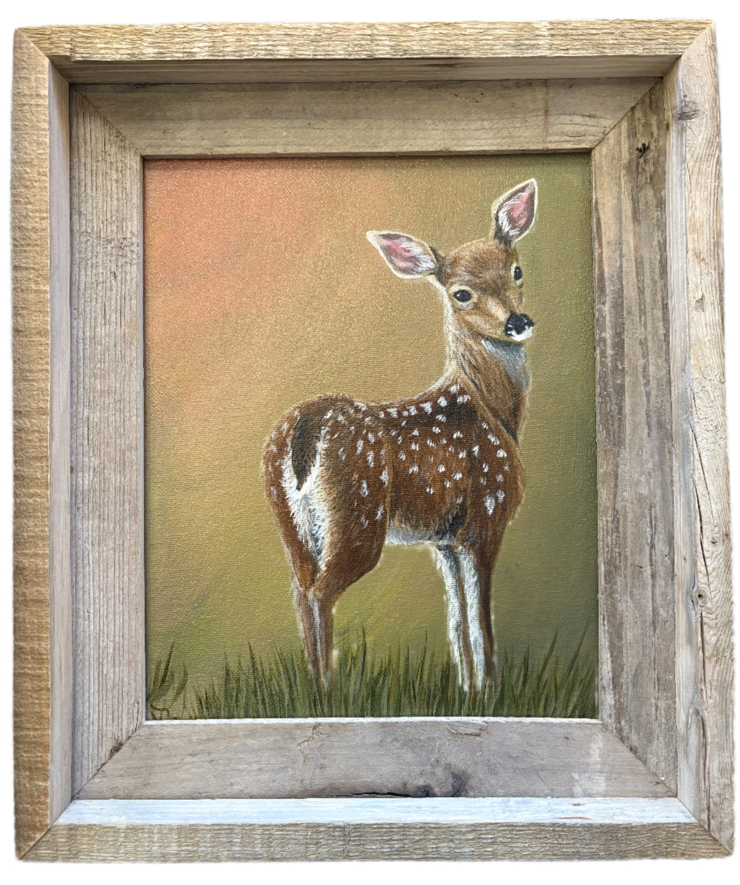 Painting- Fawn at Dawn