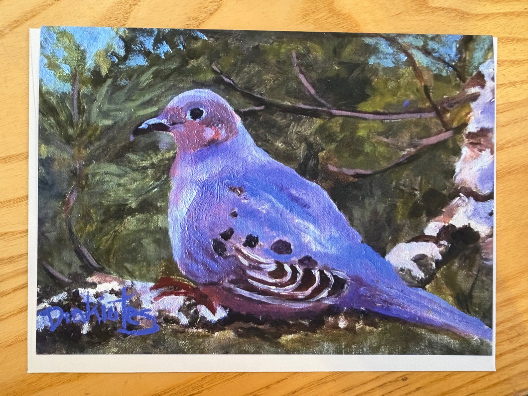 Card- Resting Dove