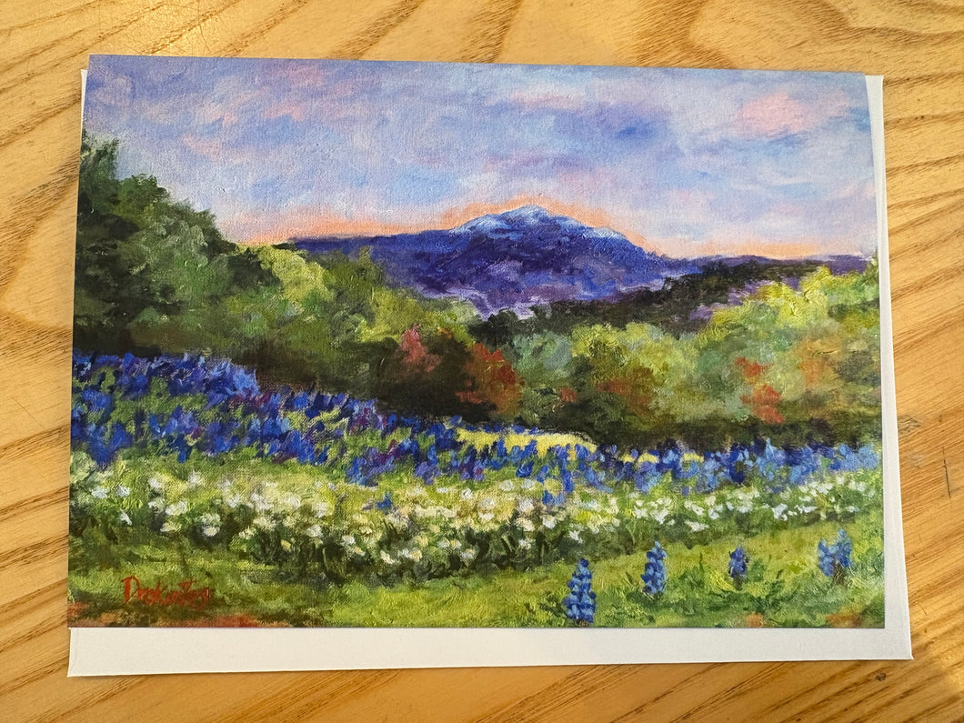 Card- Lupine Field