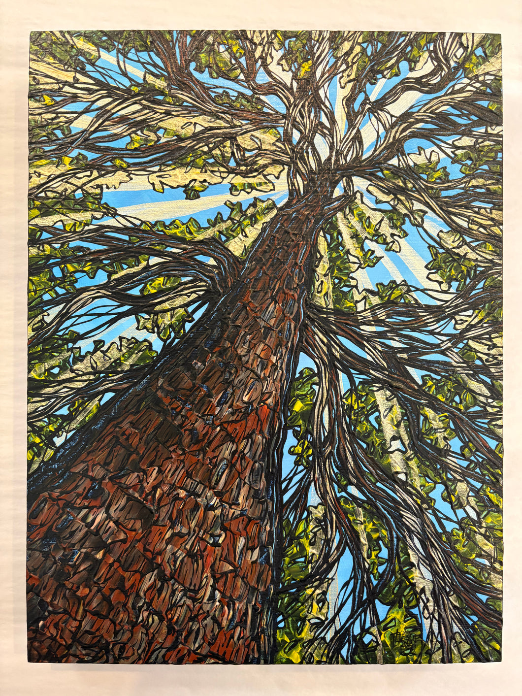 Painting- Beaming Tree