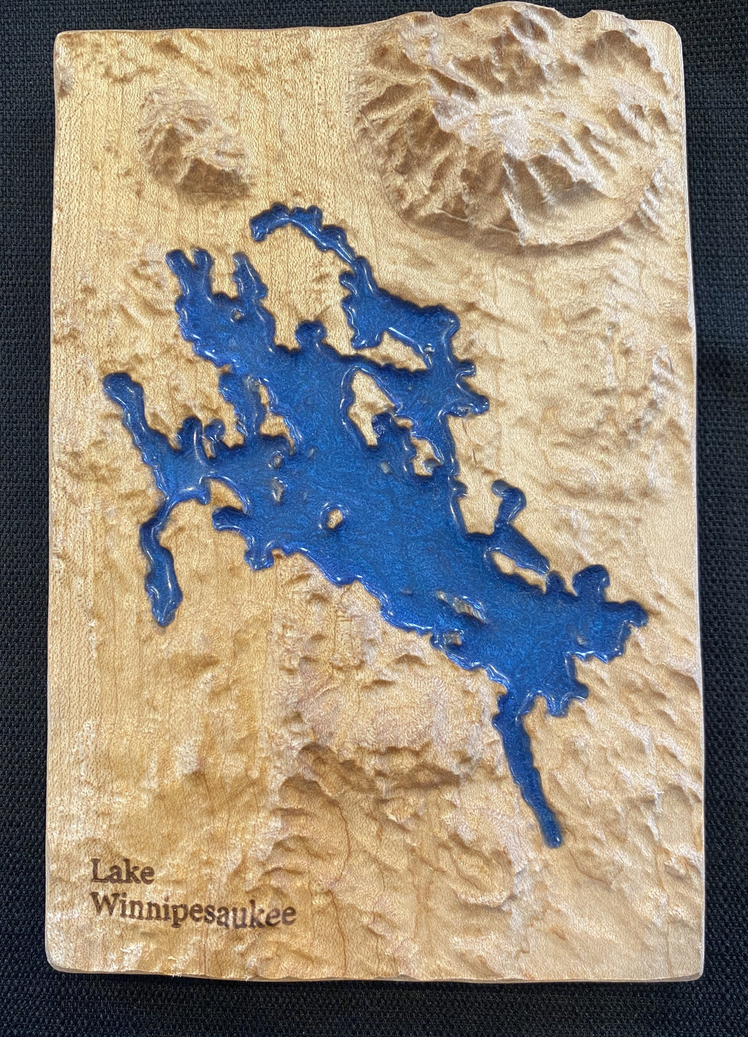 3D Lake Winnipesaukee Map