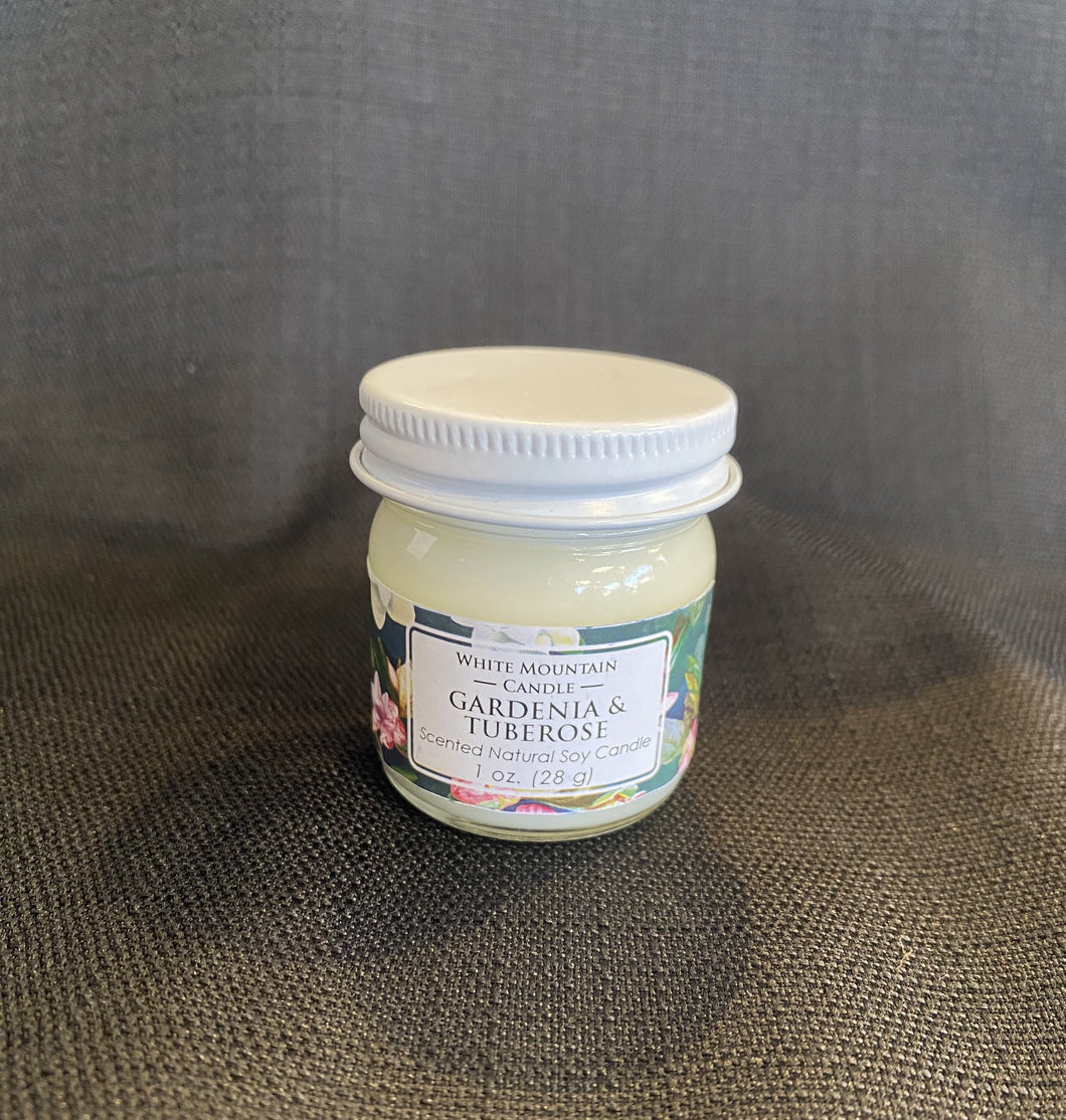 Gardenia & Tuberose 1oz Candle