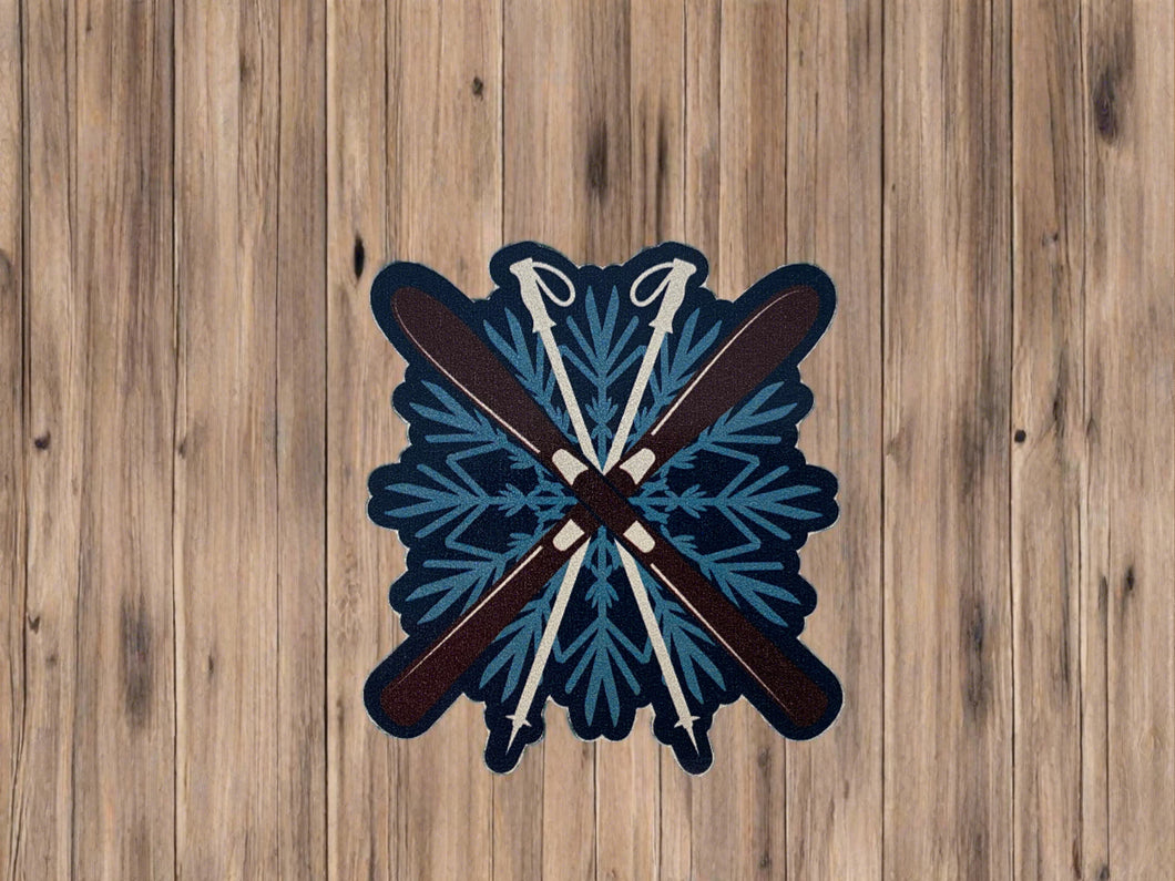 Decal- Crossed Skis #10 ACASXS1DE