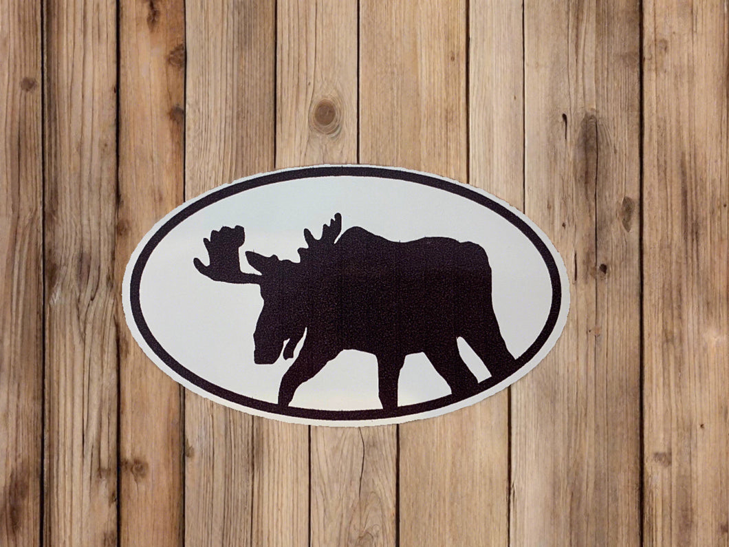Decal- Moose Black Silhouette-MJMOMS1DE #12