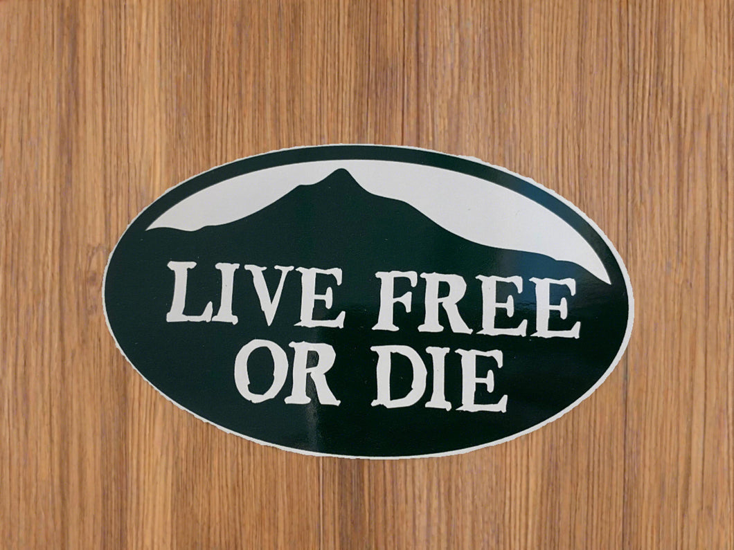 Decal- Live Free Die Mountain-MNNHLF2DE #16