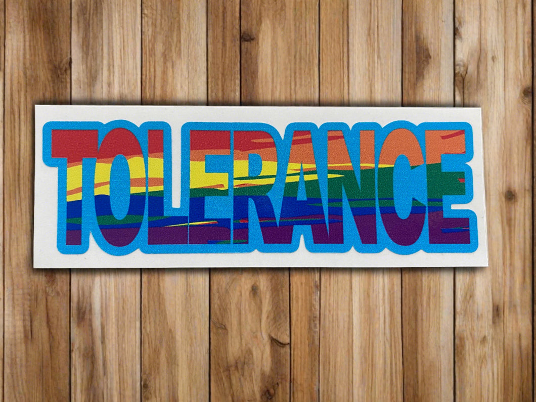 Decal- Pride Tolerance #35