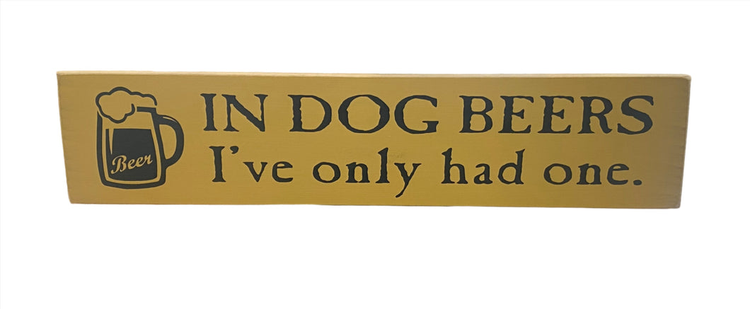 Sign- In Dog Beers 360