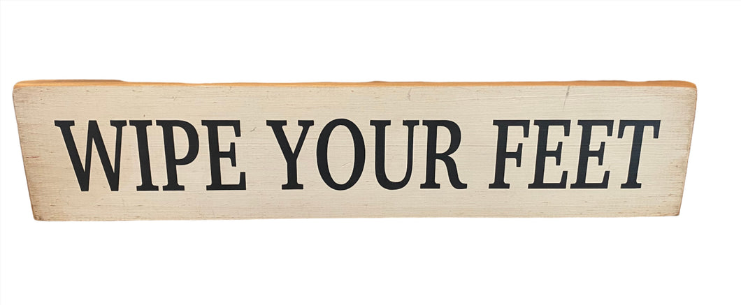 Sign- Wipe Your Feet