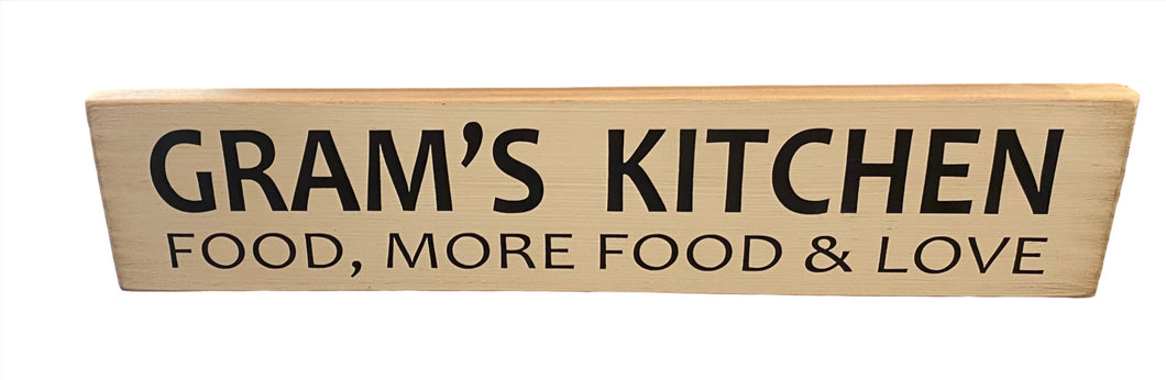 Sign- Gram's Kitchen 335