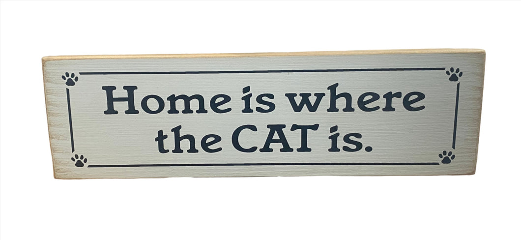 Sign- Home is Cat 172