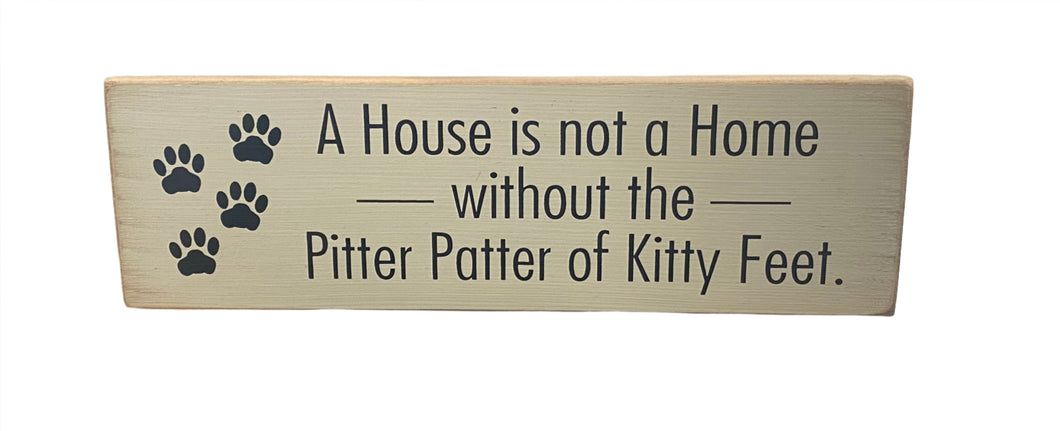 Sign- Kitty Feet 204