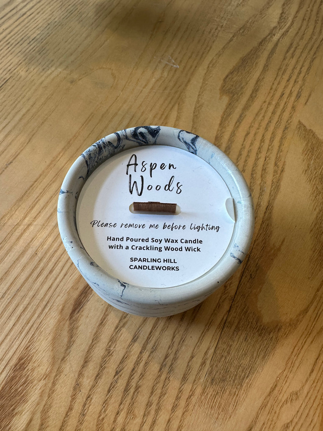 Candle- Aspen Wood WW