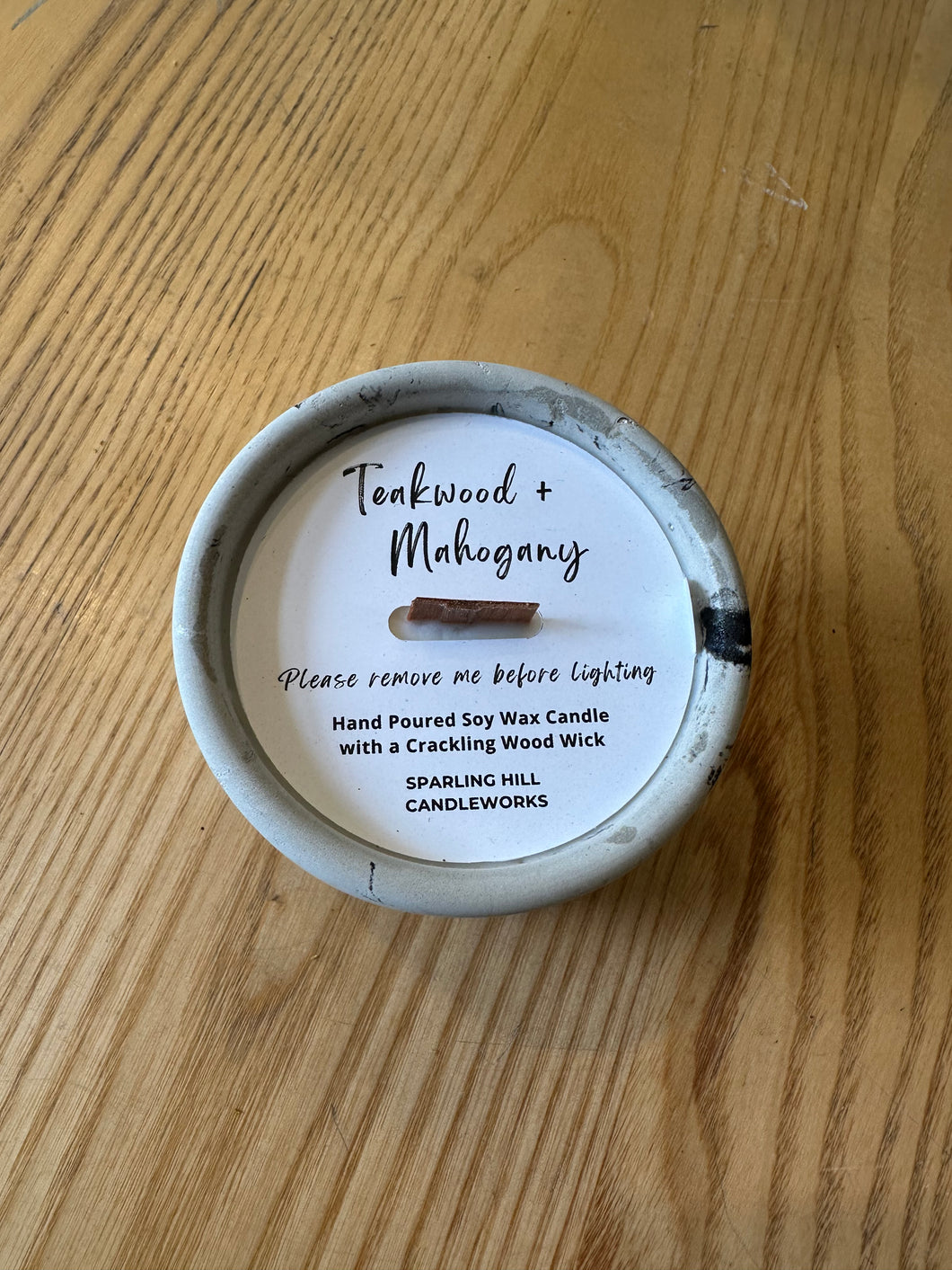 Candle- Mahogany Teakwood WW