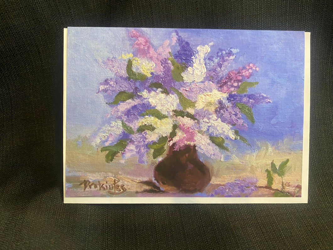 Card- Lilac Vase