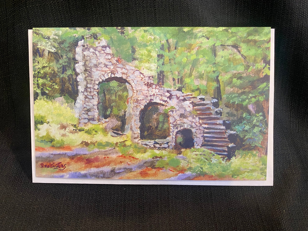 Card- Castle Stairs In Summer-large