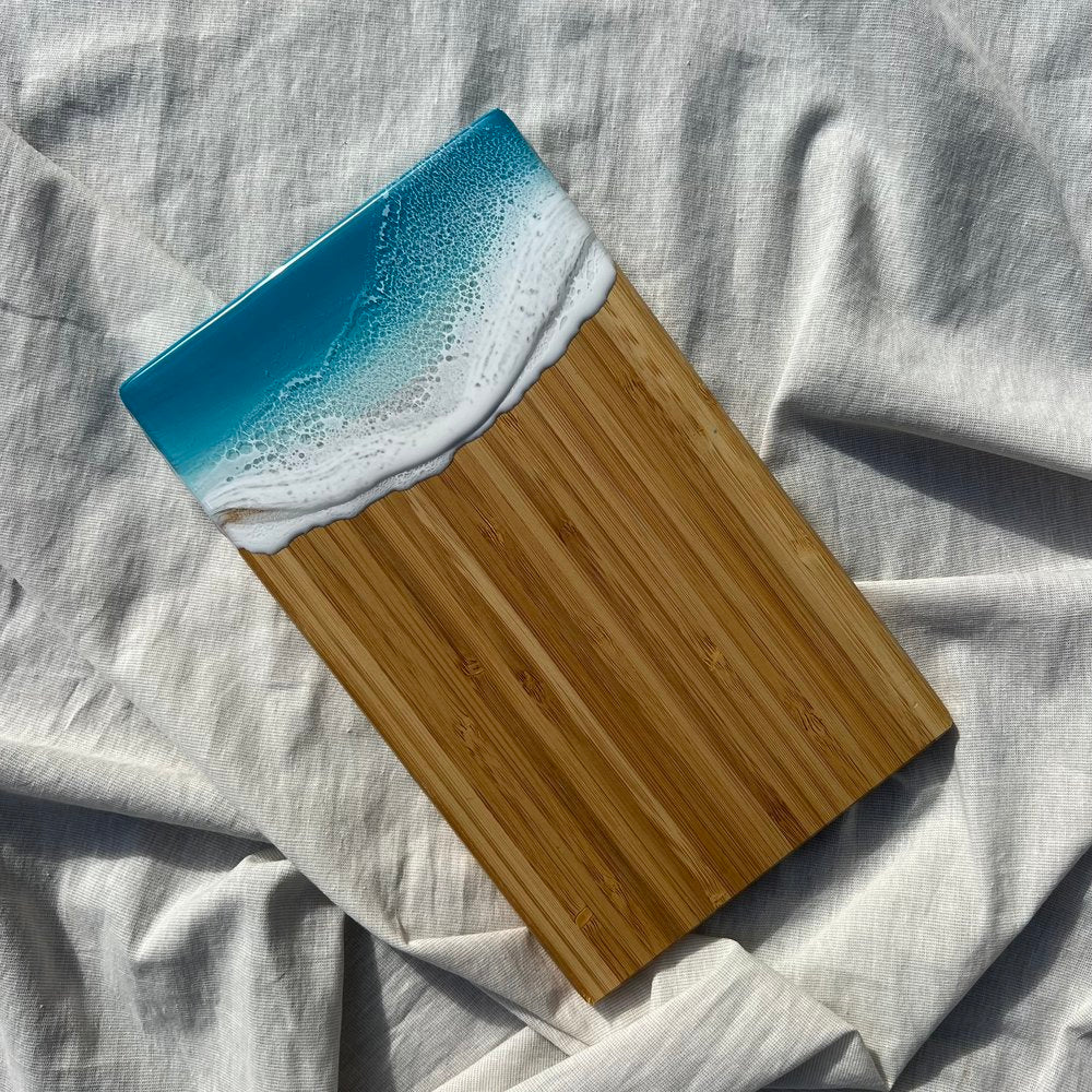 Small Bamboo Resin Serving Board
