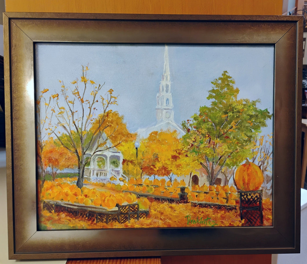 Painting- Pumpkins on Central Square