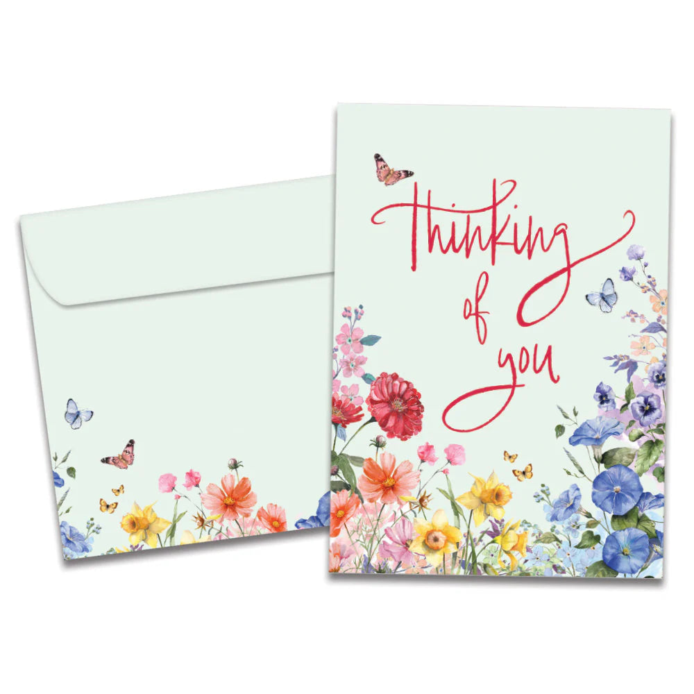 TF Card- Rainbow Florals 20885