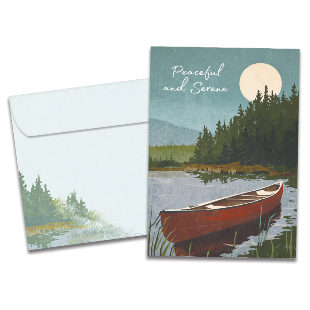 TF Card- Serene Canoe Birthday 21758
