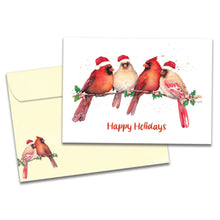 Load image into Gallery viewer, TF Holiday Card- Happy Cardinals 22003
