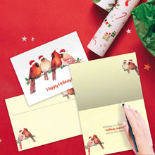 Load image into Gallery viewer, TF Holiday Card- Happy Cardinals 22003

