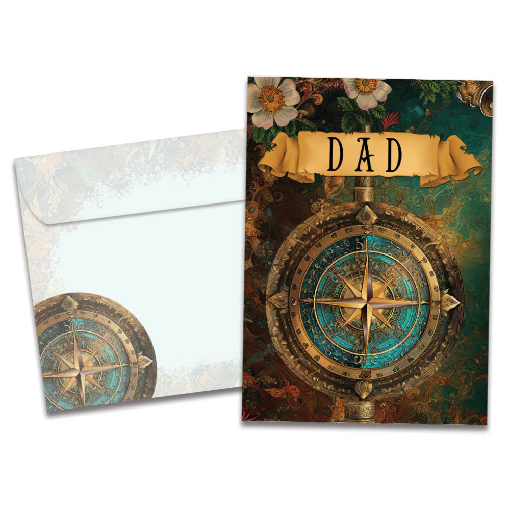 TF Card- Compass Dad Birthday 22233