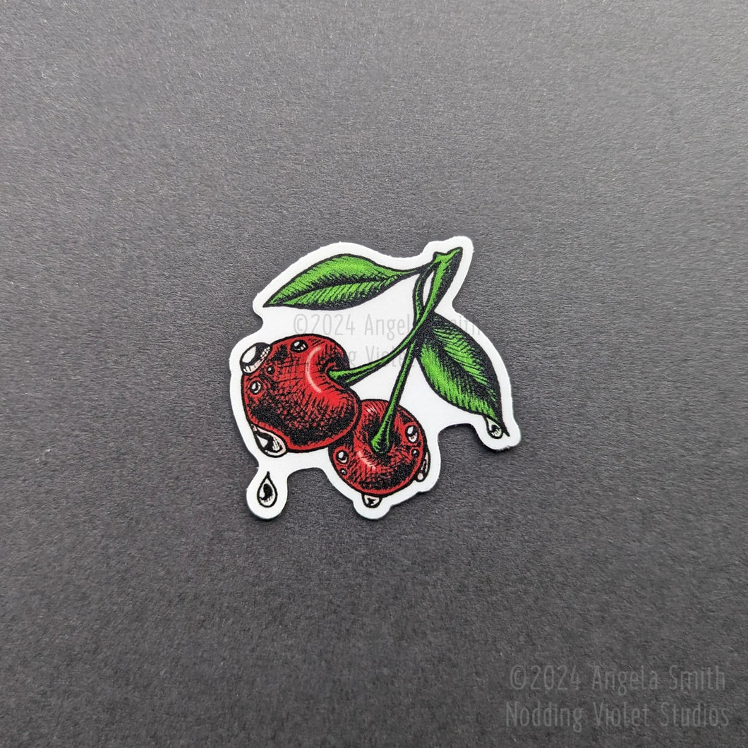 Vinyl Sticker- Cherries